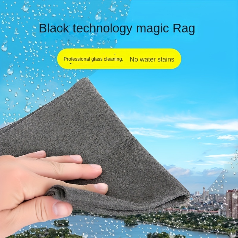 Magic Rag for Cleaning Windows Without Leaving Traces, Thicken Magic  Cleaning Cloth 2023, Thickened Magic Wipe Home Kitchen Car Multi-functional