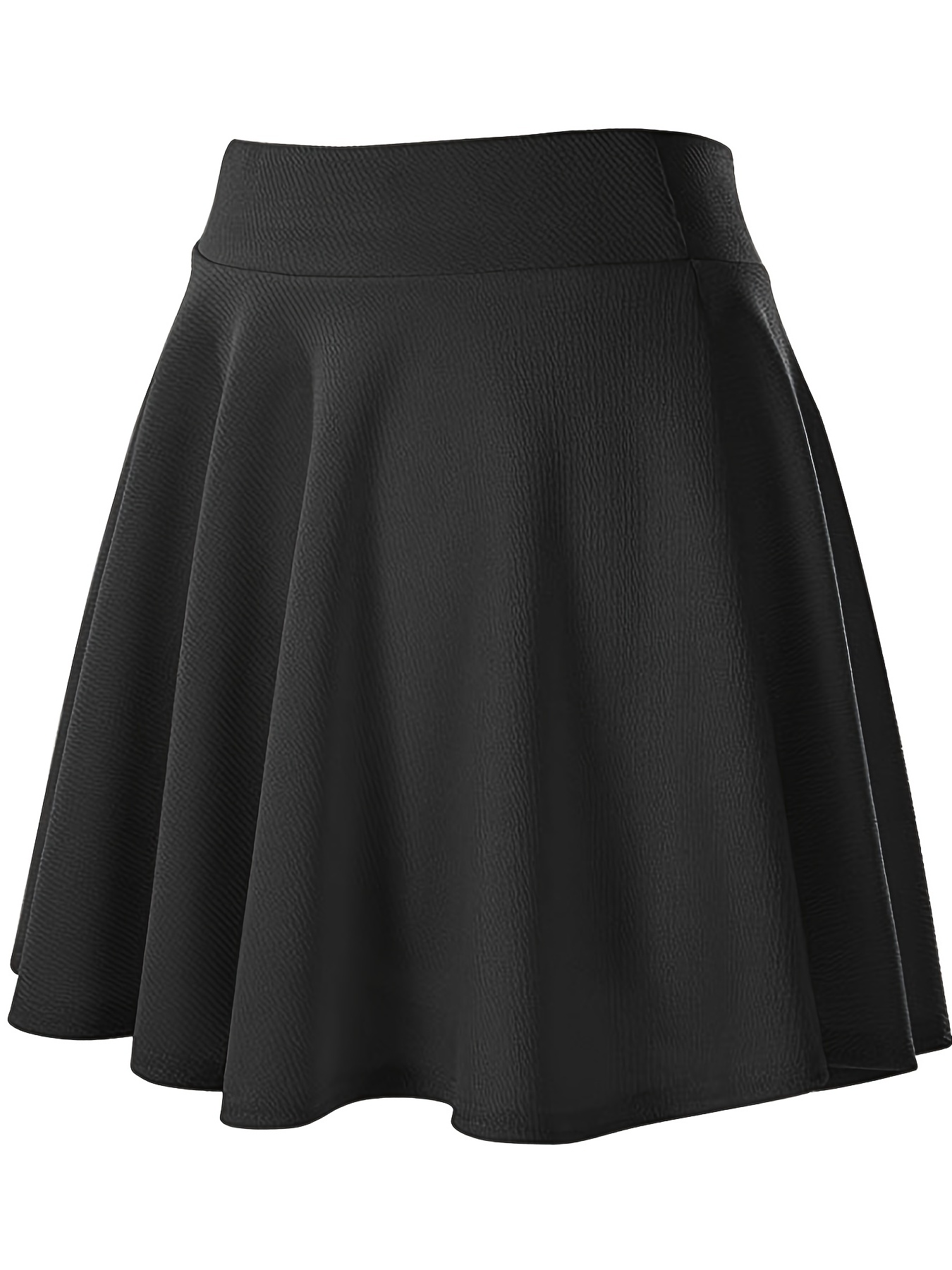 Women Clothes Skirts Black, Black Short Pleated Skirts