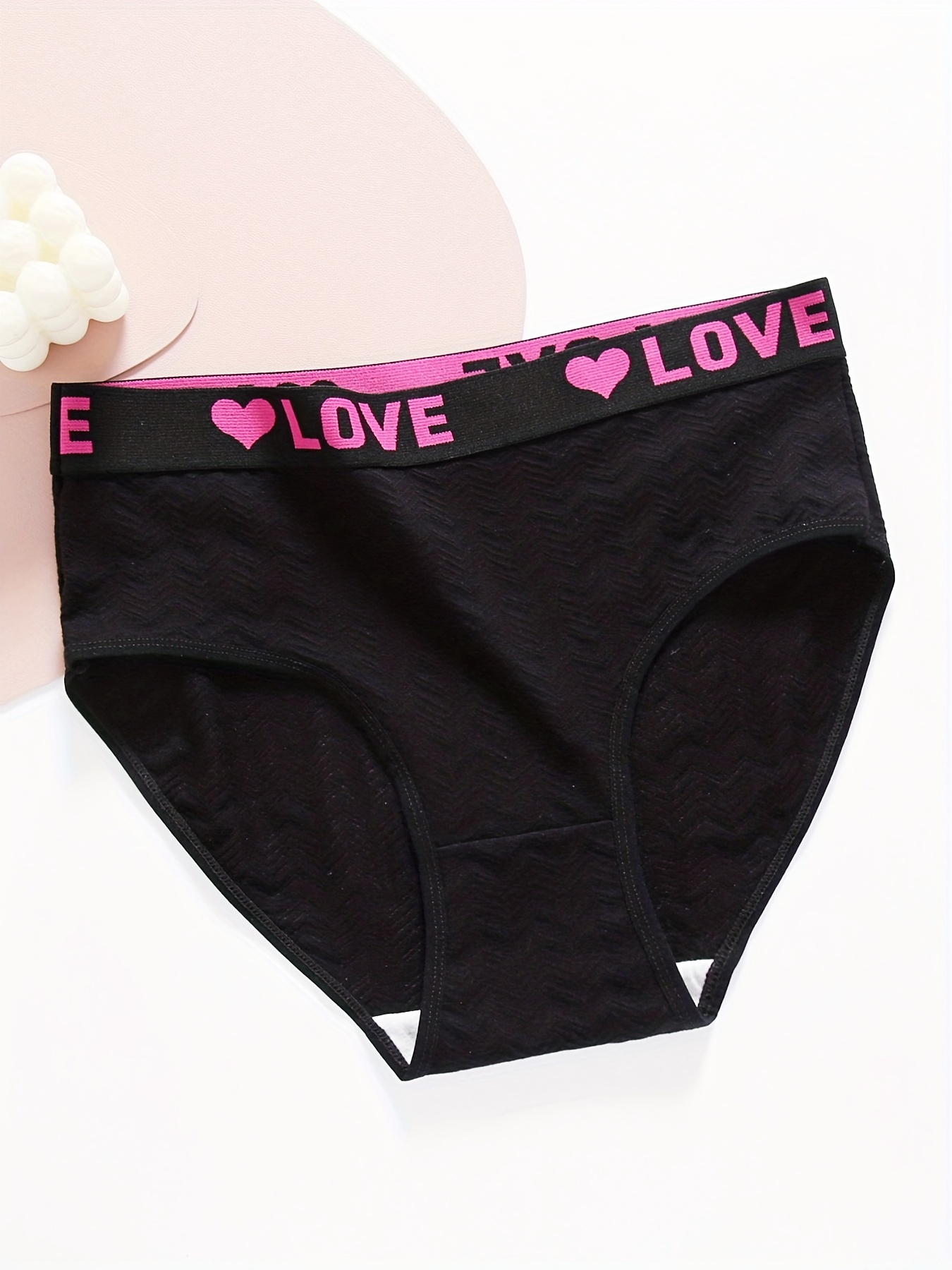 Plus Size Simple Panties Set Women's Plus Soft Contrast - Temu