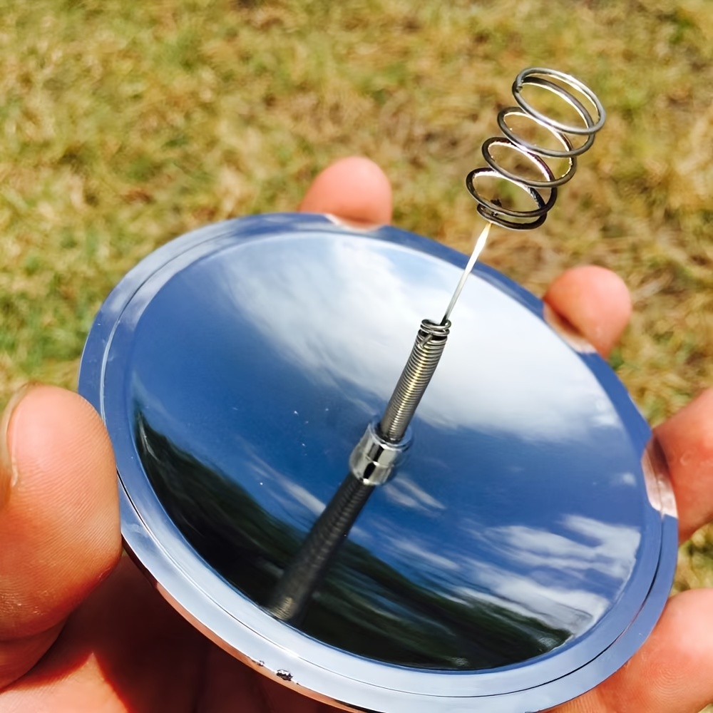 1pc Portable Solar Spark Lighter For Outdoor Survival