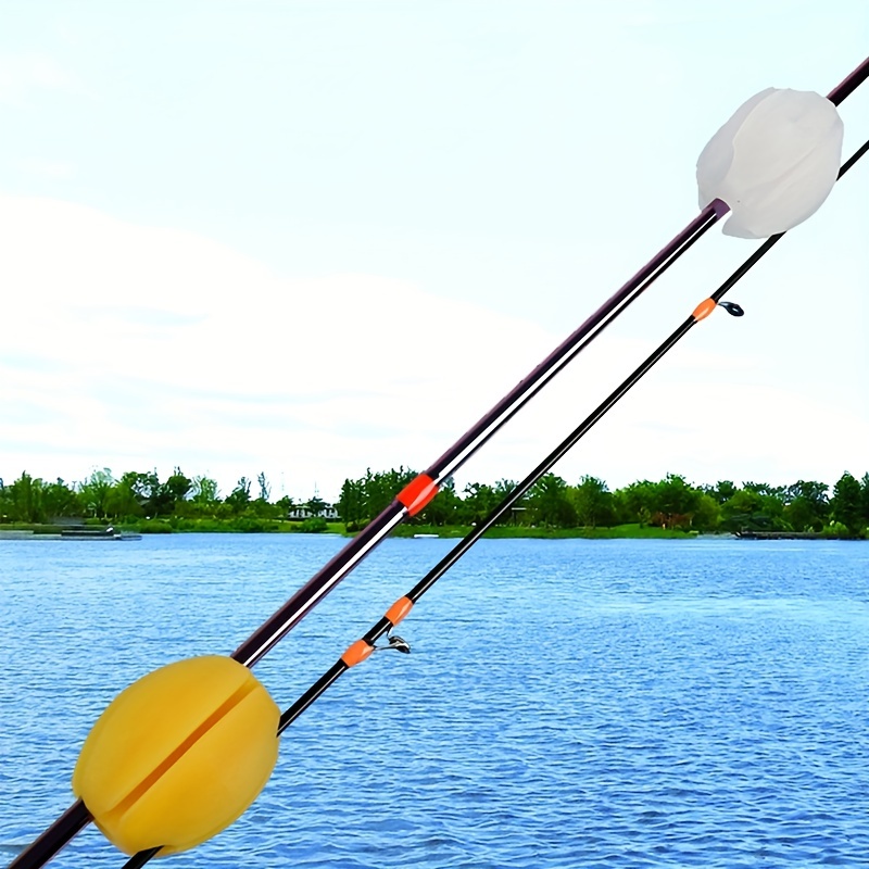 Durable and Convenient Reusable Fishing Rod Holder Clip - Securely Fasten  Your Rod with Egg-Shaped Tie Downs - Essential Fishing Accessory