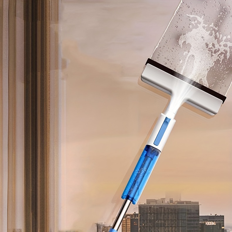 1 Spray Mop With Scraper For Window Cleaning And Mopping - Temu