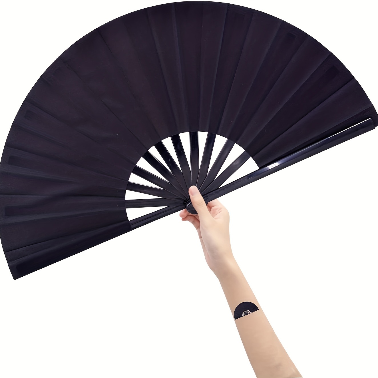 Retro Fabric Fan Chinese Tai Chi Fan Gift