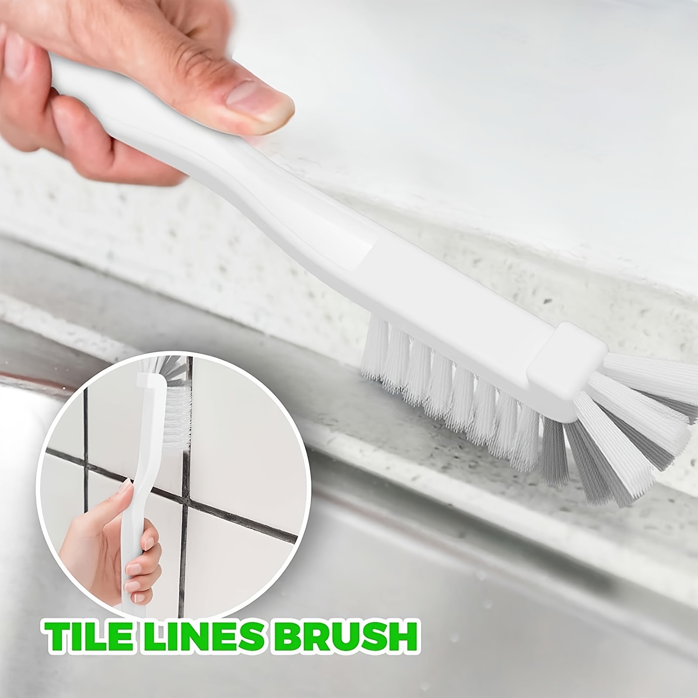 Kitchen Cleaning Brush, Silicone Dishwashing Brush, Crevice Brush,  Household Fruit And Vegetable Cleaning Brush, Multifunctional Cleaning Brush  - Temu