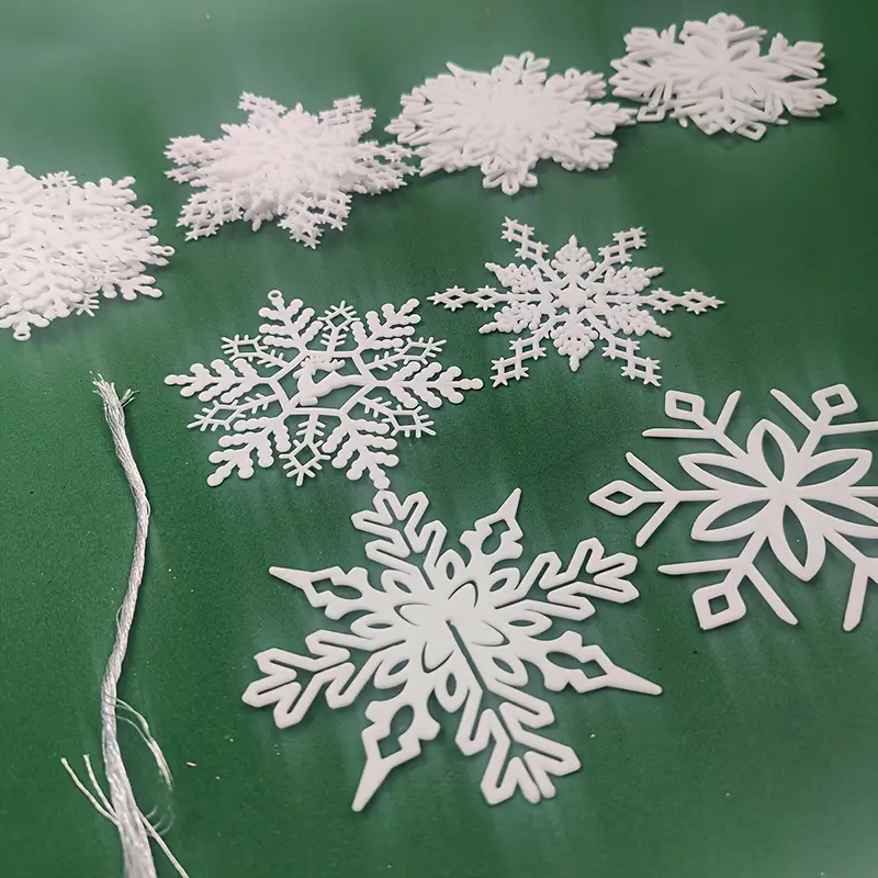 Christmas Snowflake Set Pendant christmas Snowflake - Temu