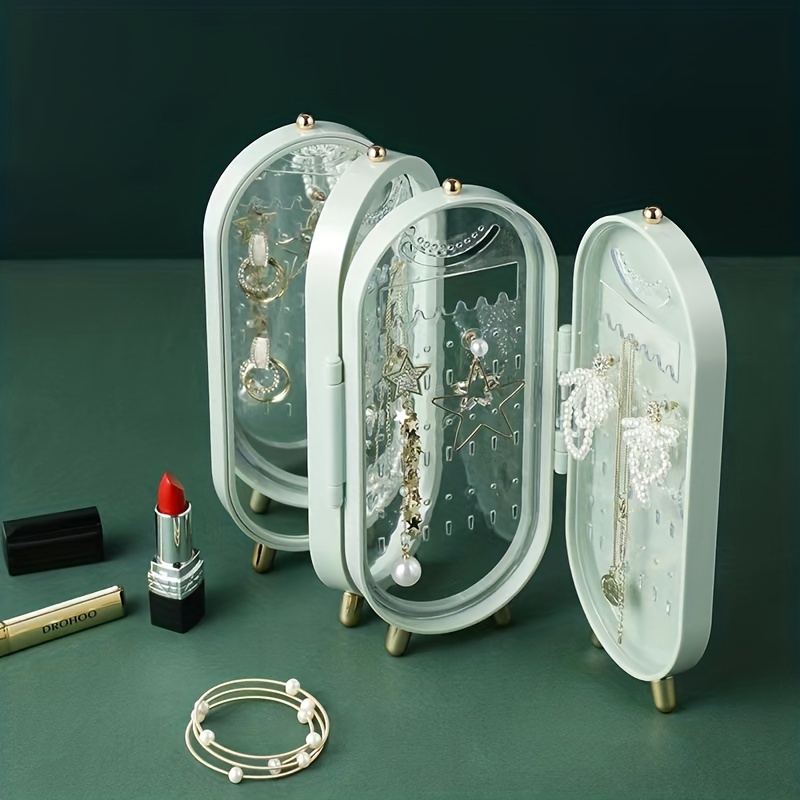 Large Jewelry Storage Box Earrings Display Stand Bracelet - Temu
