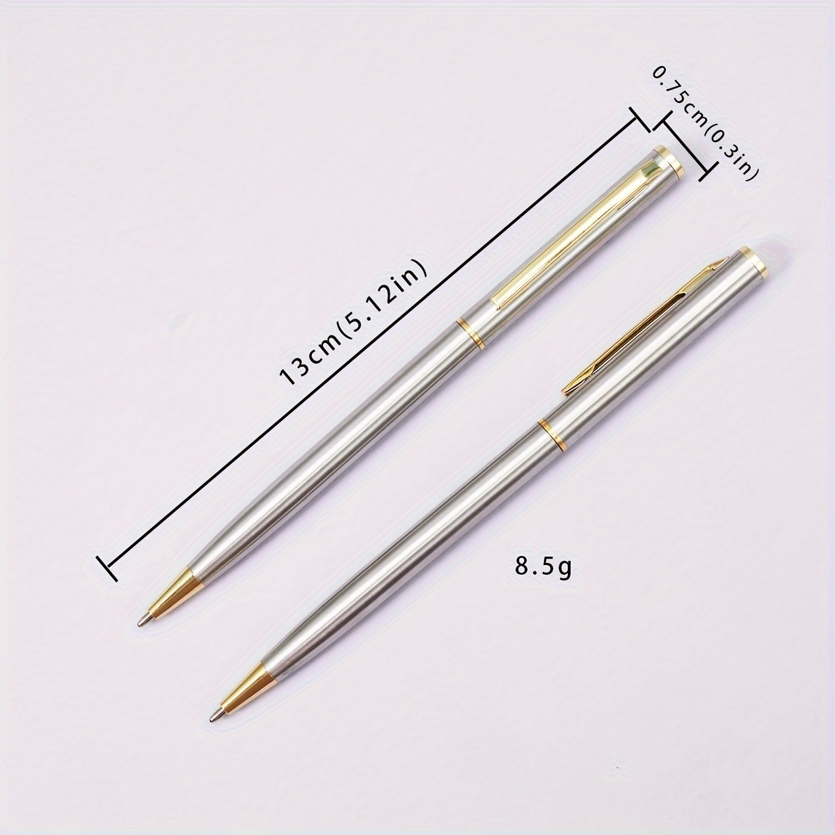 Mini Metal Pen Ballpoint Pens For Women Men Journal Pens Brass