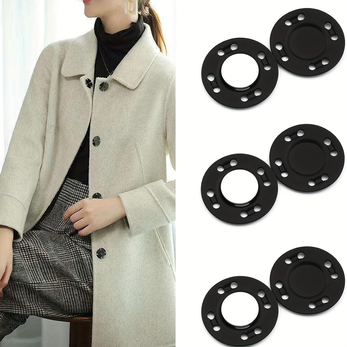 Magnetic Shirt Buttons - Convenient and Stylish