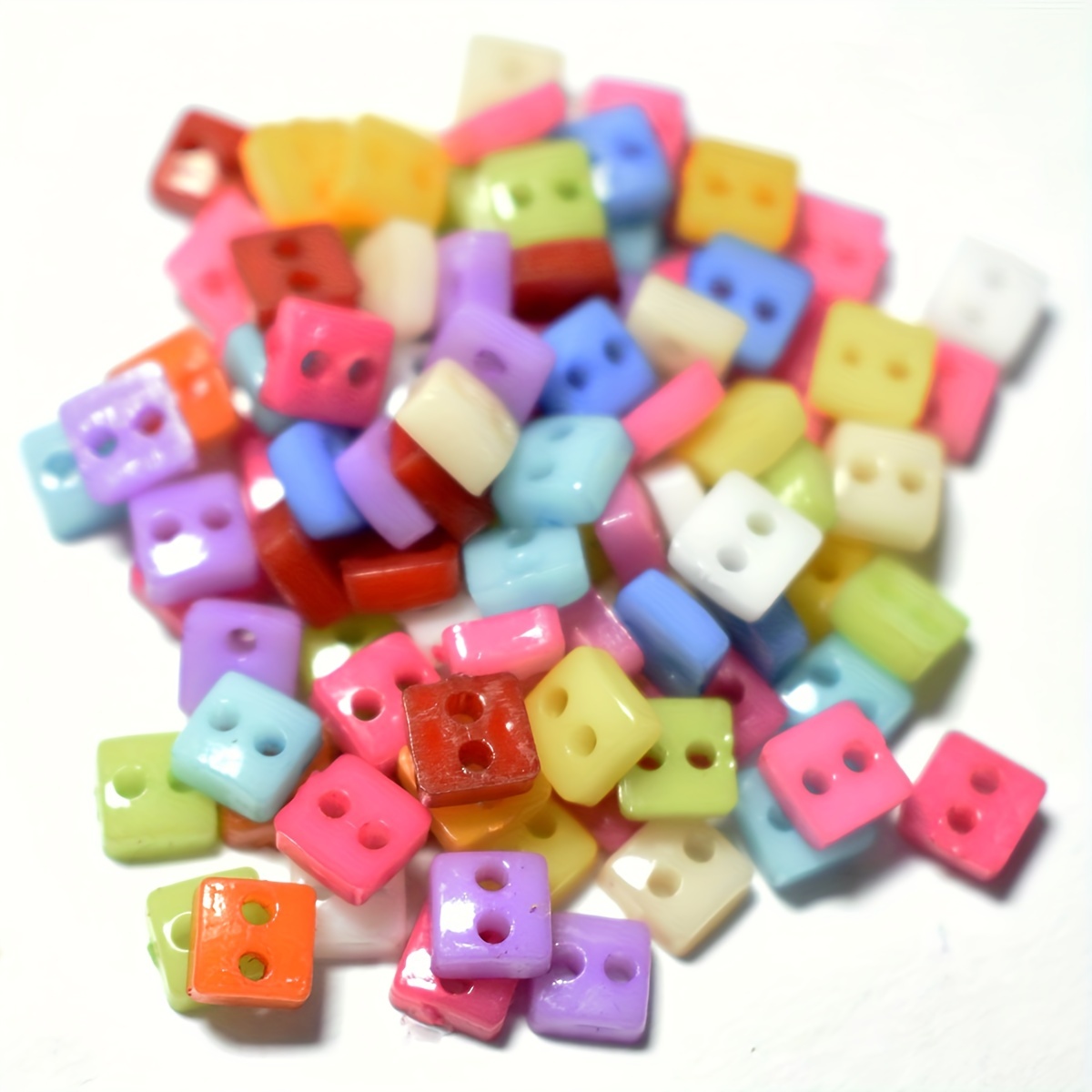 Colorful Mixed Small Buttons Plastic Sewing Buttons For - Temu Italy