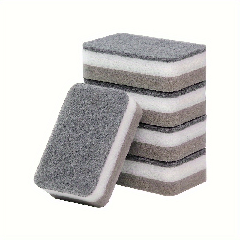 6 Pads All-Purpose Sponges Kitchen, Non Scratch Dish Sponge for Washing  Dishes Cleaning Kitchen, Dish Cloths Rags Washcloths Dishcloths for Washing