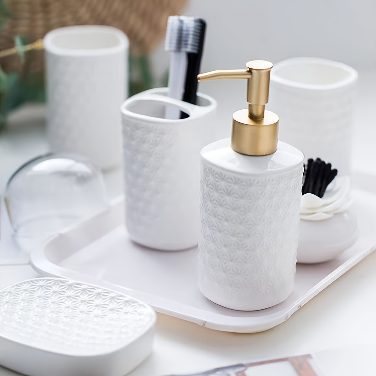 White Ceramic Bathroom Accessories