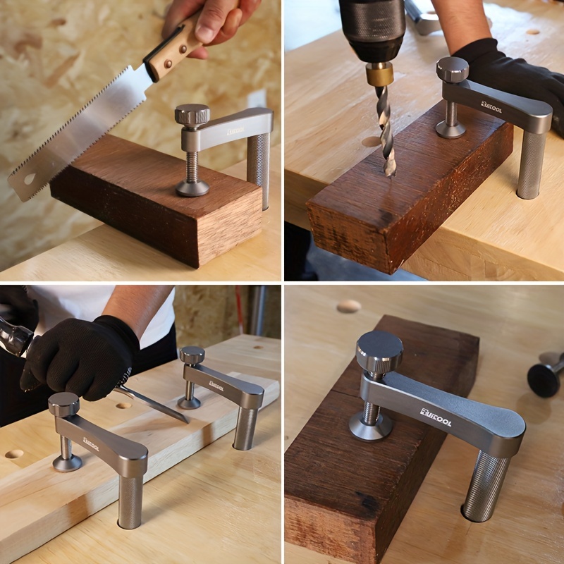 Dog Hole Clamp Woodworking Benchtop Bench Dog Clamp Aluminum - Temu