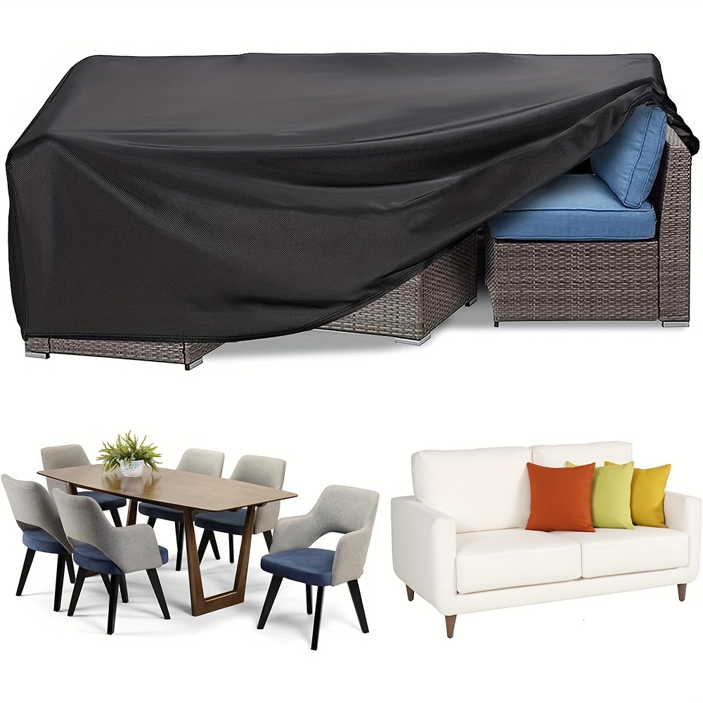 Patio Furniture Cover Set Heavy Waterproof Outdoor Furniture - Temu