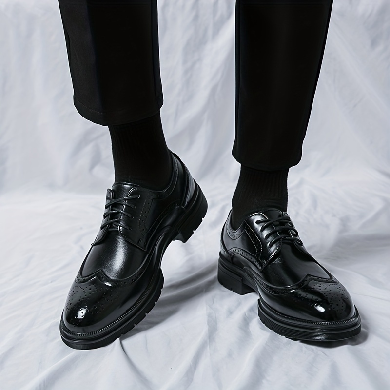 Men's Lace Up Brogue Style Formal Shoes