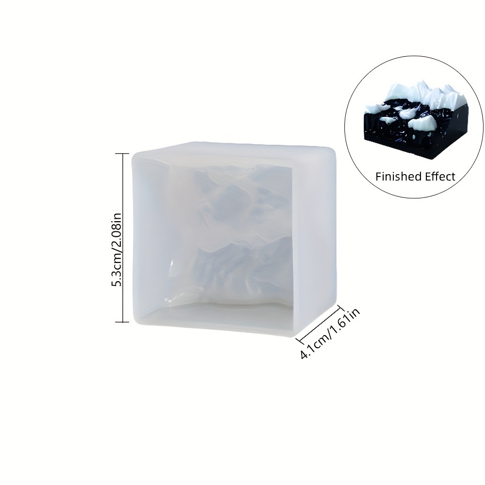 3d Mountain Mold Silicone Molds Clear Casting Molds For Micro Landscape Decoration Craft, Make Landscape, Necklace Pendant, Paperweight