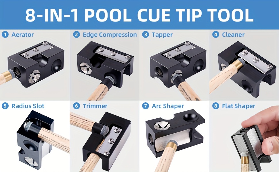 ビリヤード タップツール cue tip tool - ビリヤード