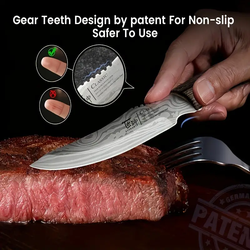 Knife, Steak Knives Set, High-carbon Japanese Stainless Steel Non