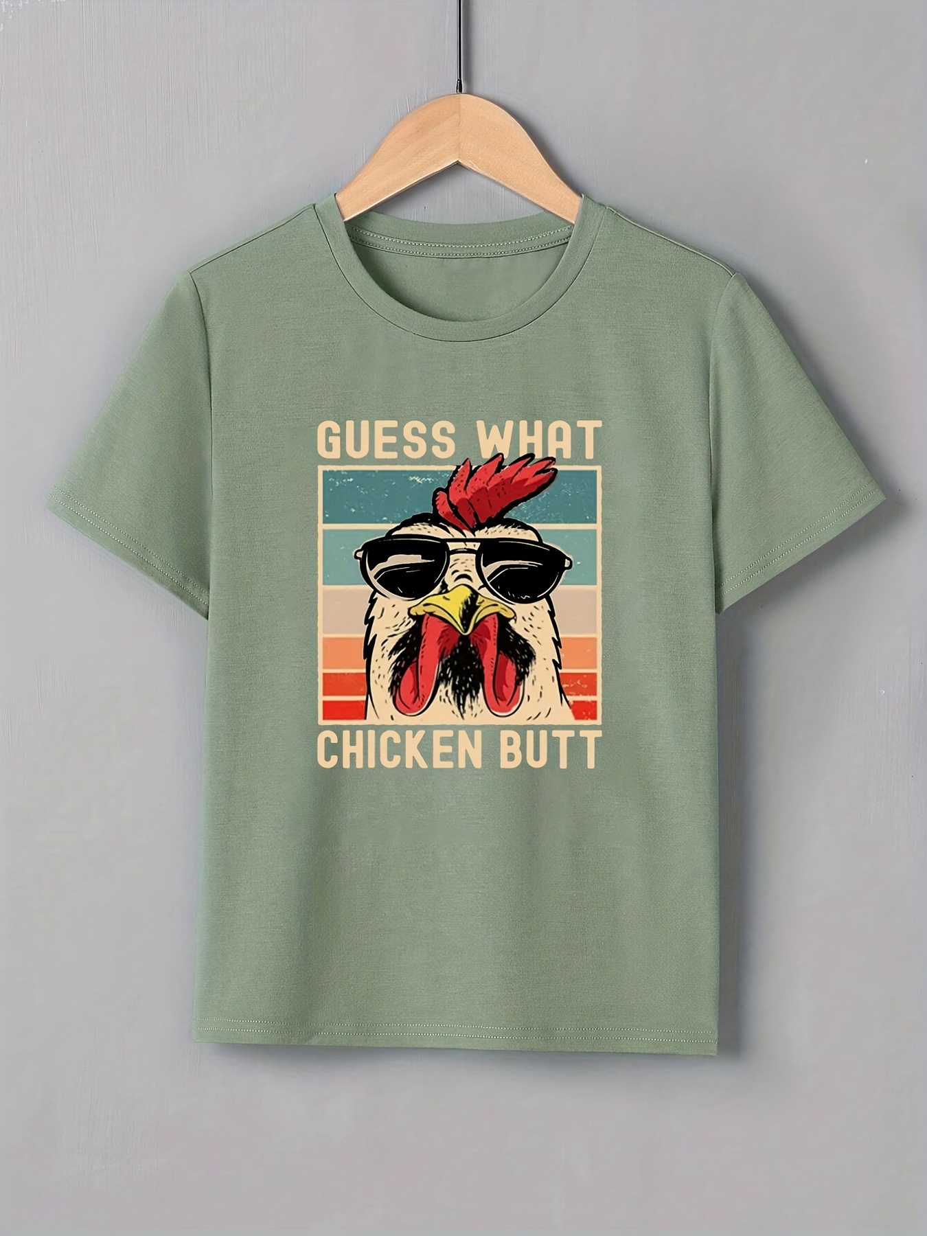 guess what chicken butt kids shirt