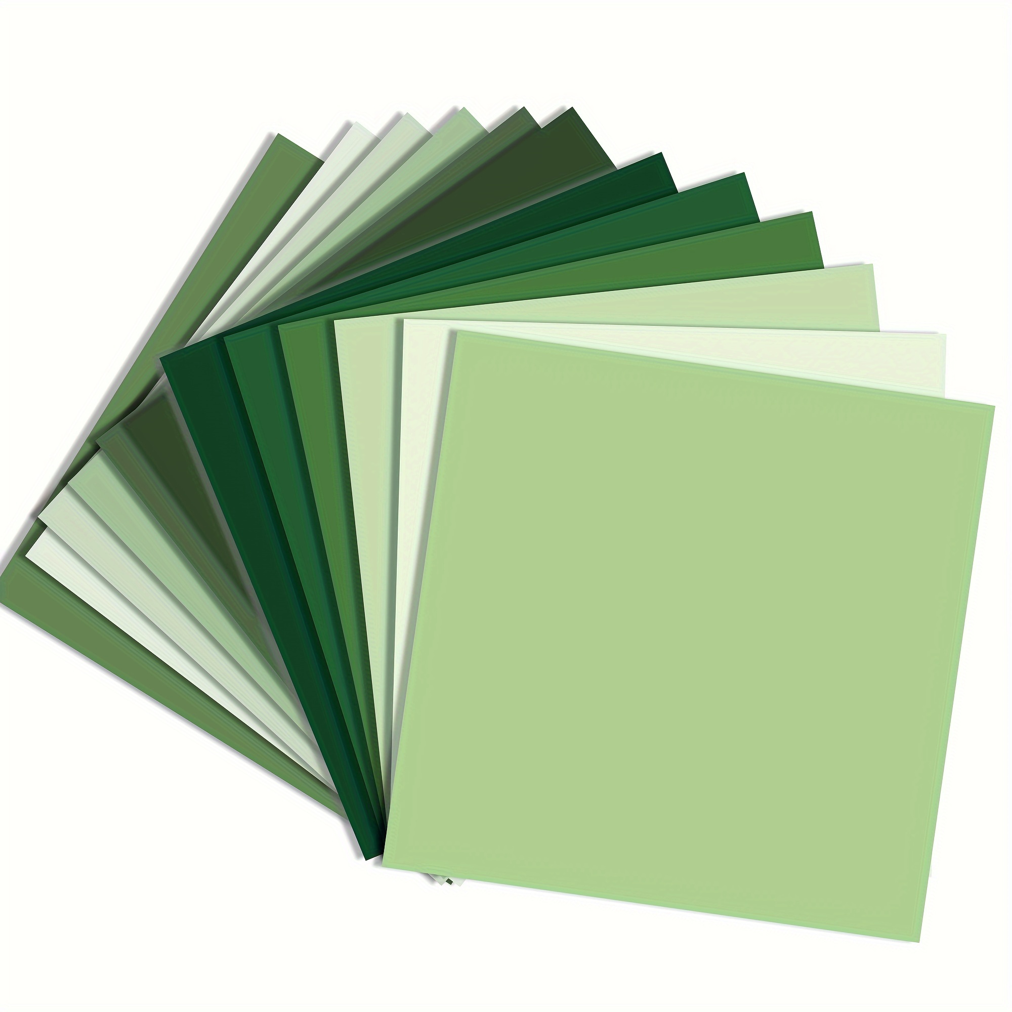 

St. Patrick's Day Craft Paper Piece - 24 Sheets, Double-sided Green Pattern Scrapbooking Paper For Diy Projects, Gift Wrapping & Party Decorations Paper Craft Brads For Paper Crafts Embellishments