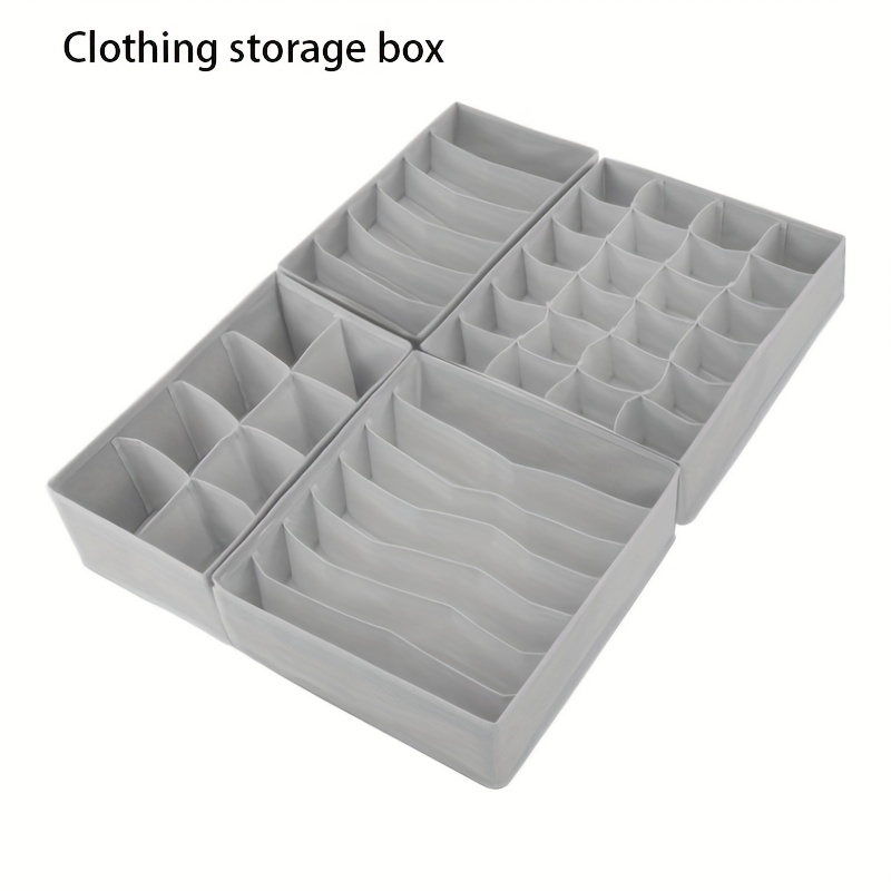 Organizador Cajón de caja de almacenamiento para ropa interior Sujetador  Bufanda Calcetines (6 rejillas)