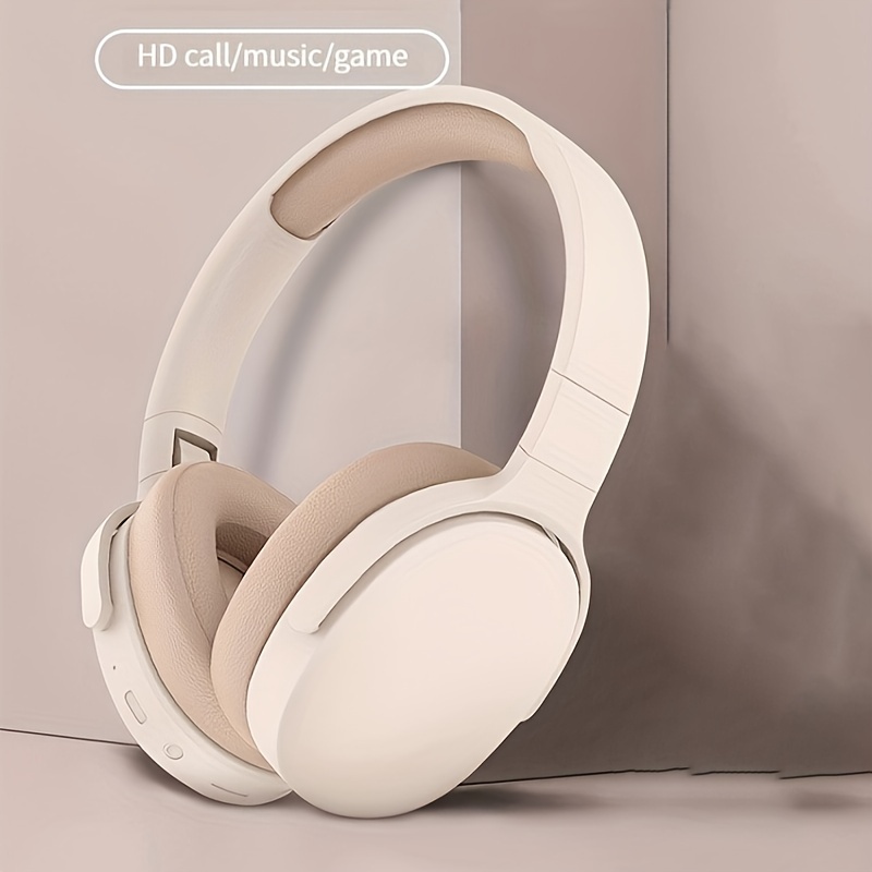 Auriculares Bluetooth con cancelación de ruido con micrófono doble,  auriculares inalámbricos manos libres sobre la oreja para iOS, iPhone,  Android