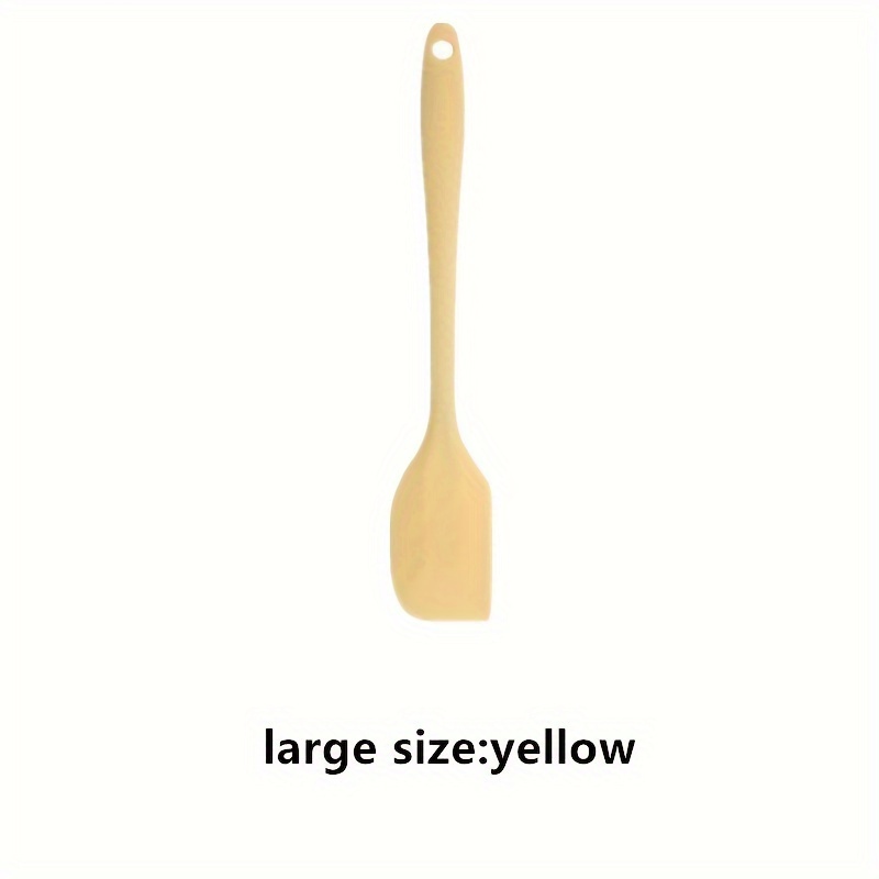 Integrated Silicone Long Spatula Macaron Color Cream Spatula - Temu