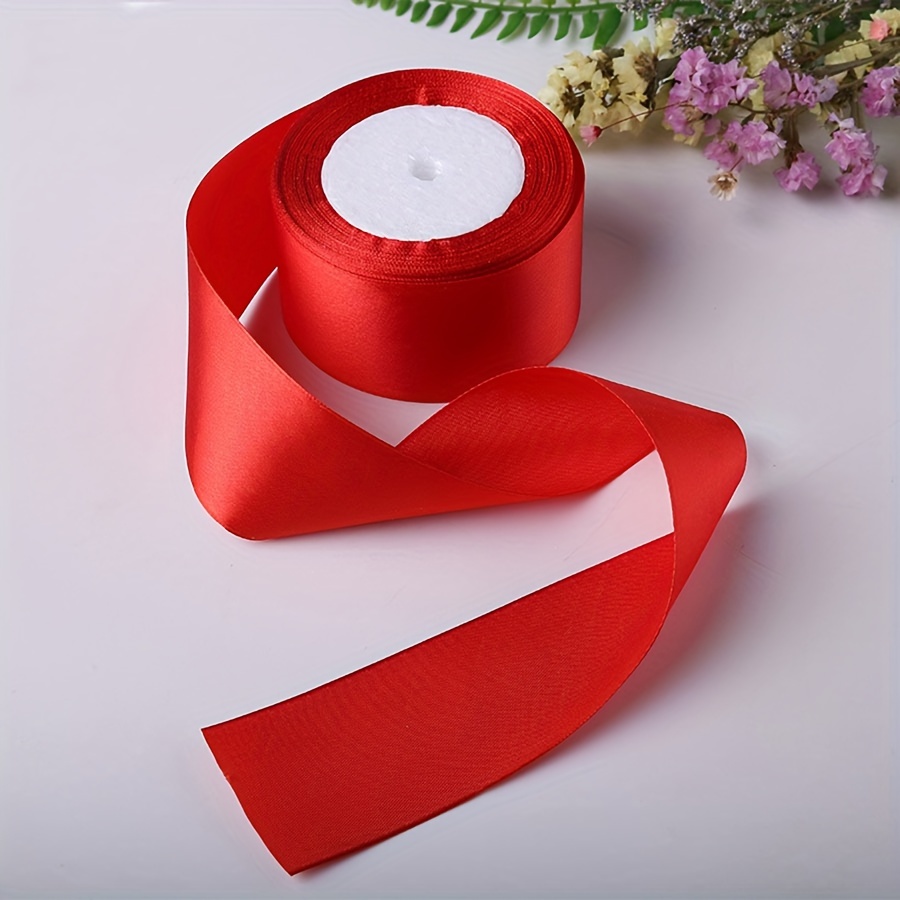 Red Satin Ribbon 4 Inch x 22 yd Wide Thick Ribbon for A Grand Opening  Business Ribbon Cuttings Ceremony Bow Wedding Chairs Pageant Sashes  Christmas
