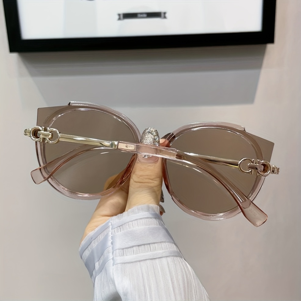 Oversized Cat Eye Sunglasses Gradient Lens UV400