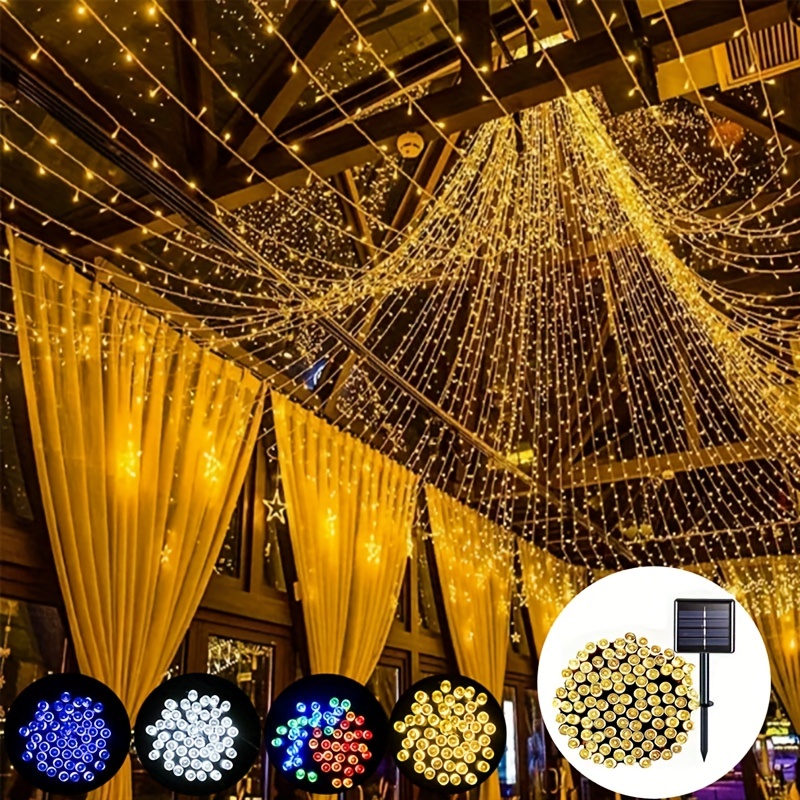 Outdoor Camping Lights Curtain Atmosphere String Lights - Temu