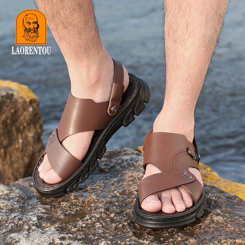 Closed toe rubber store sandals