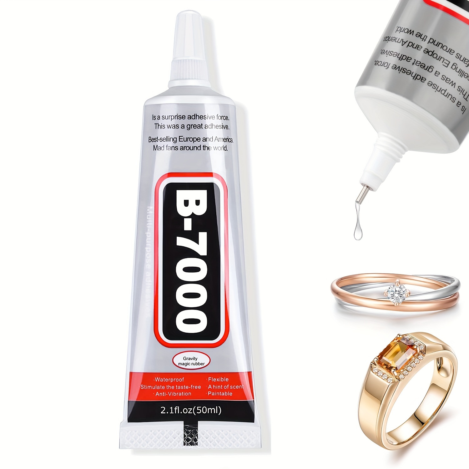 B7000 Glue, Mobile Phone Screen Glue, Jewelry DIY Acrylic Paste Drill  Universal Glue, Super Glue