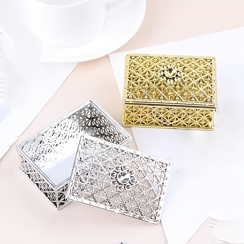 Creative Hollow Square Treasure Box, Wedding Candy Box
