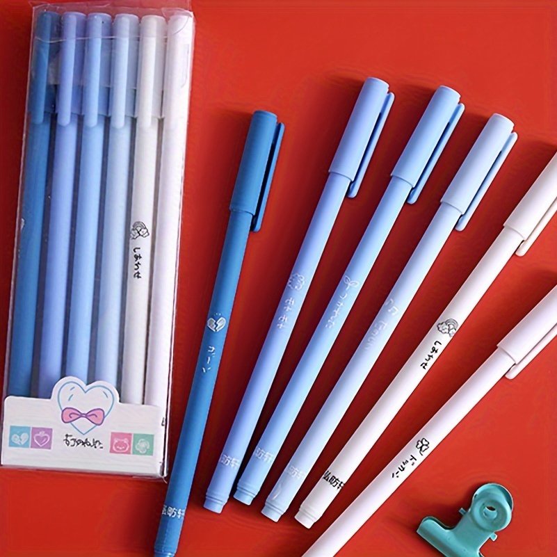 12pcs/set Colorful Neutral Pens For Students With High Appearance