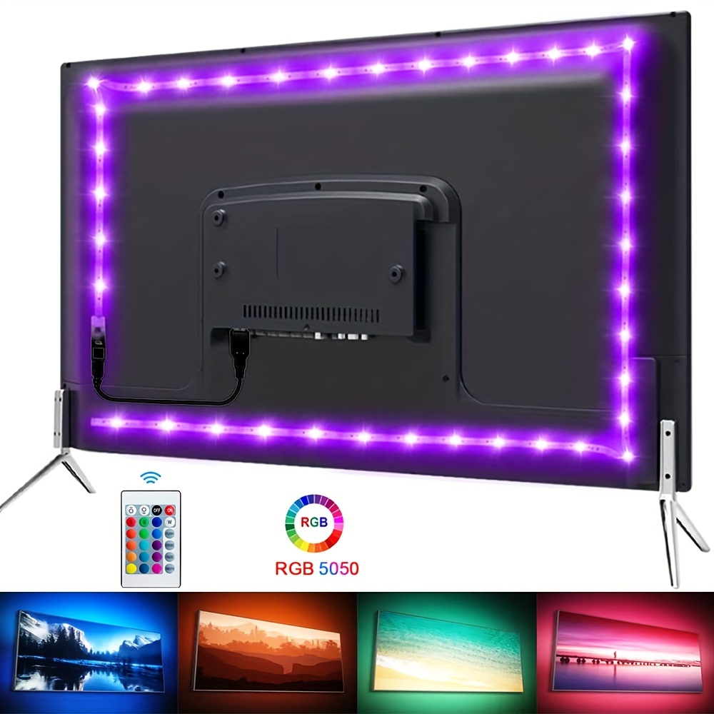 Temu Short Led Light Strip Light Show For TV 