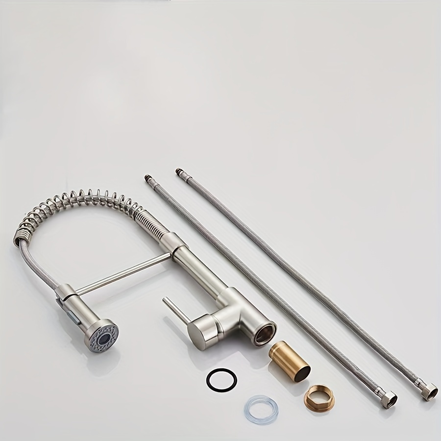 Upgrade Your Kitchen With A Stainless Steel Spring Faucet Dual Modes