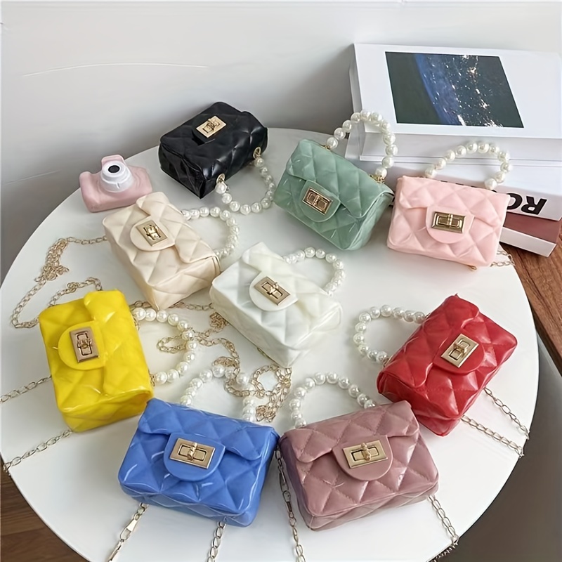 Cute Children's Heart-shaped Crossbody Bags Pearl Handle Girls Mini  Shoulder Messenger Bag Princess Wallet Coin Purse Handbags _ - AliExpress  Mobile