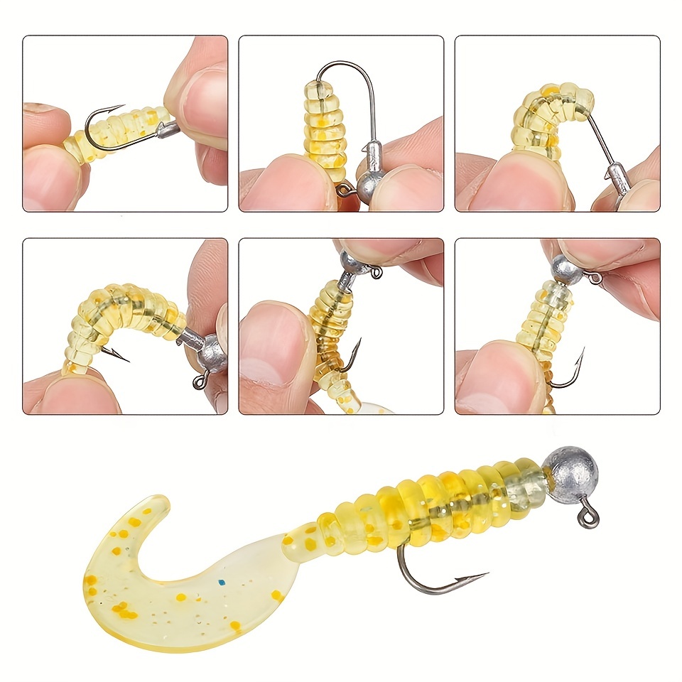 Premium Crank Jig Head Fishing Hook Barbed Fishhook Bass - Temu
