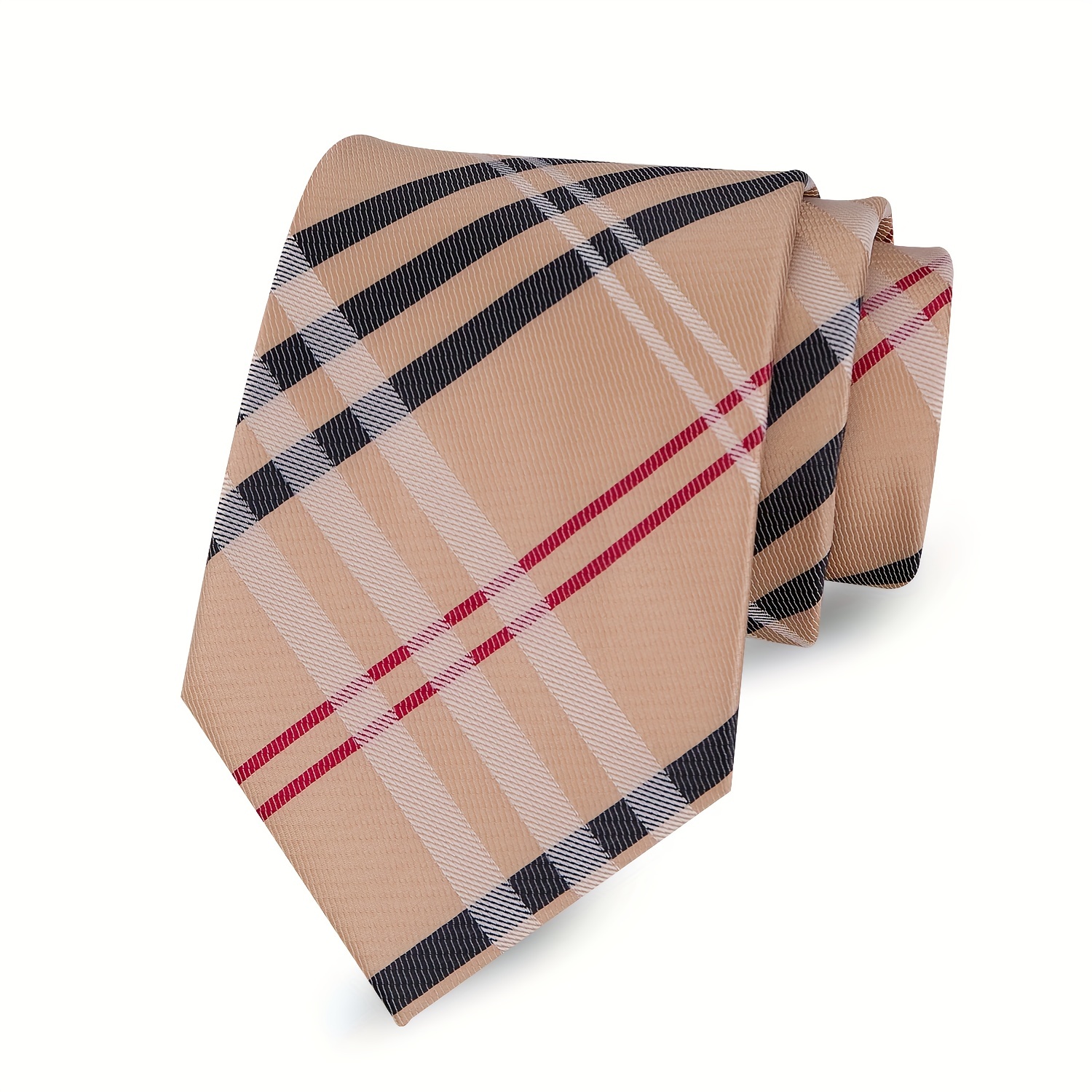 Burberry stripe check store skinny tie