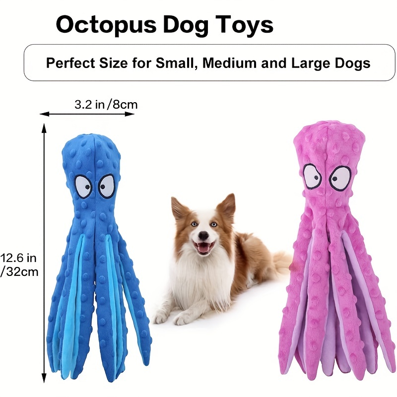 Pet Plush Toy Octopus Dog Toys Plush Dog Toy For Puppy - Temu