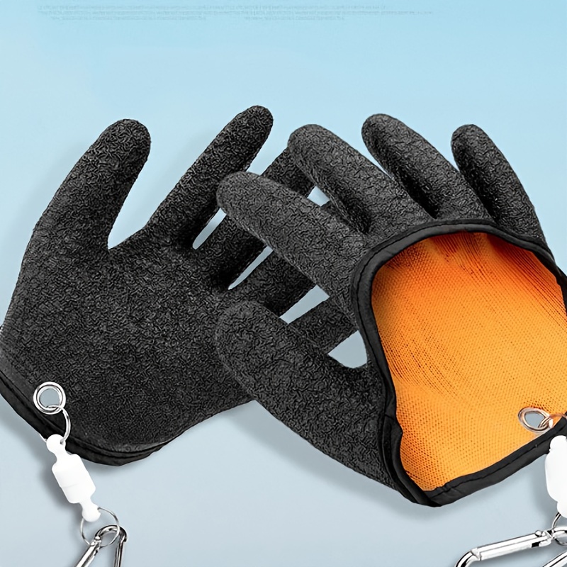 1 Pair Fishing Catching Gloves, Fishing Gloves, Non-slip Fisherman Protect  Hand From Puncture Scrapes