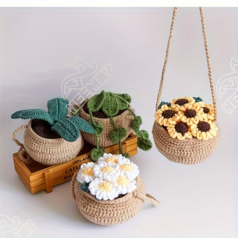 Knit Kits Flower Crochet Kit Crochet Crochet Starter Kit Adults Beginner