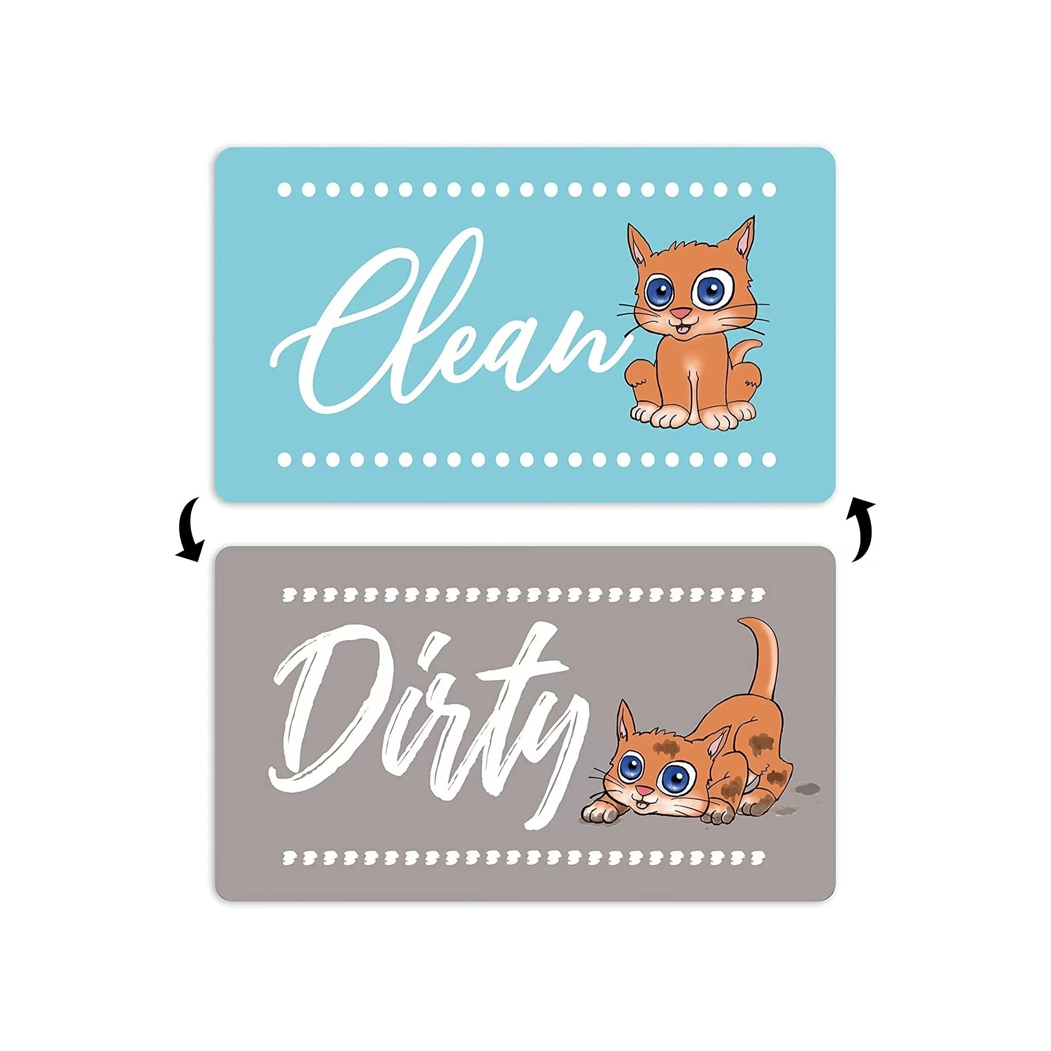 Dishwasher Clean Dirty Magnet Sign - Funny Kitchen Magnet | X-bet