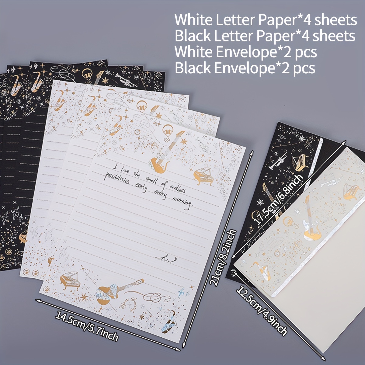 Include Letter Paper Envelopes Sealing Stickers With Lines - Temu