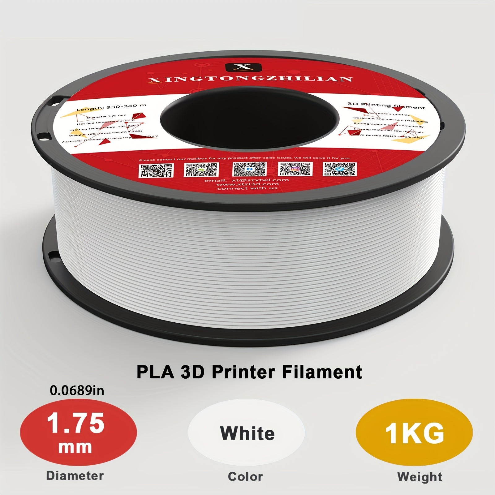 SUNLU Filament D'imprimante 3D PLA Meta, Filament PLA Soigneusement Enroulé  1,75 Mm, Ténacité, Très Fluide, Impression Rapide Pour Imprimante 3D,  Précision Dimensionnelle +/- 0,02 Mm,0,25 Kg - Temu France