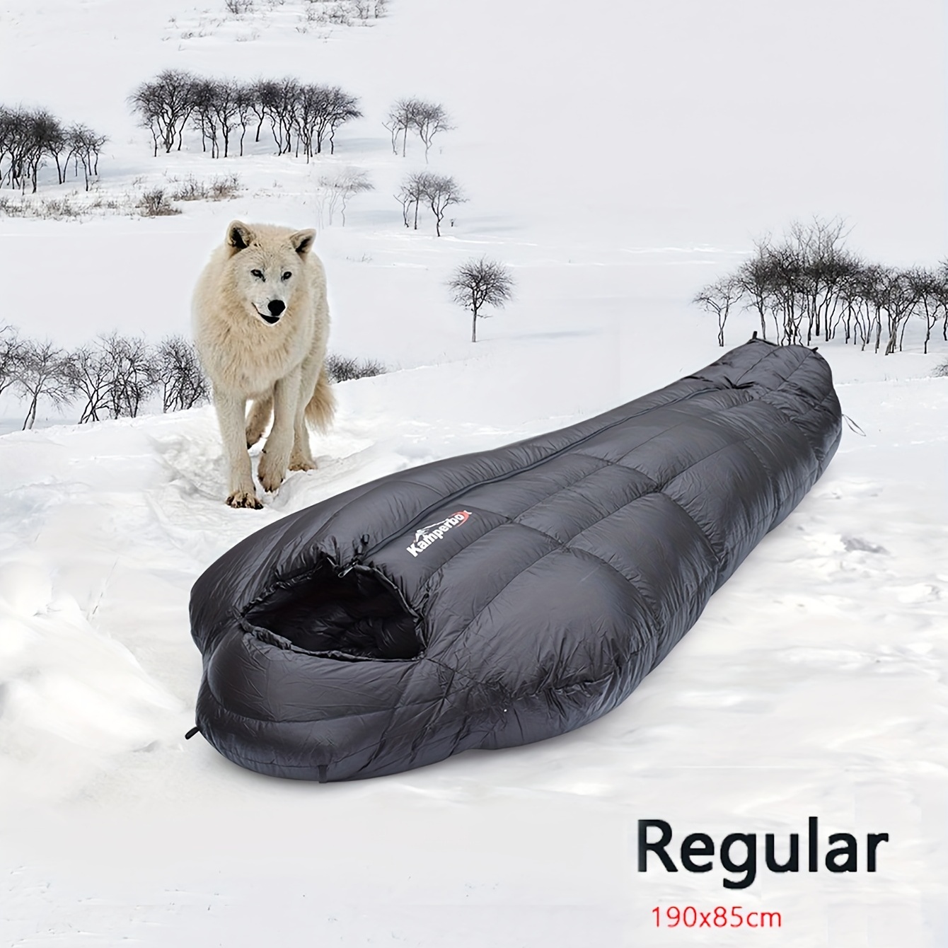 Portable Warm Windproof Sleeping Bag Winter Outdoor Camping Human