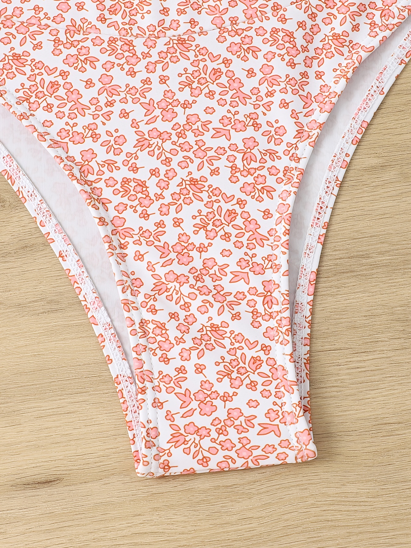 Cotton On, Swim, Orangepink Floral Cotton On Swimsuit Set