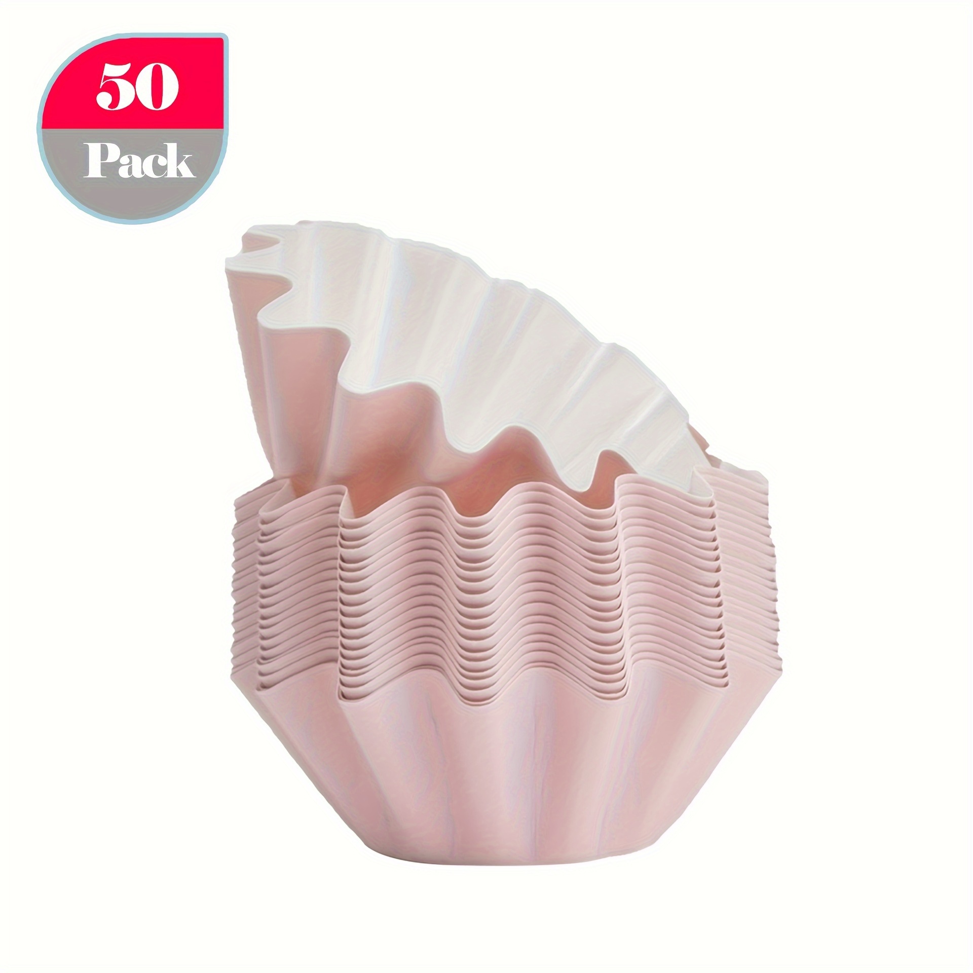 150 Pcs Aluminum Foil Cupcake Cups Ramekin Muffin Baking Cups