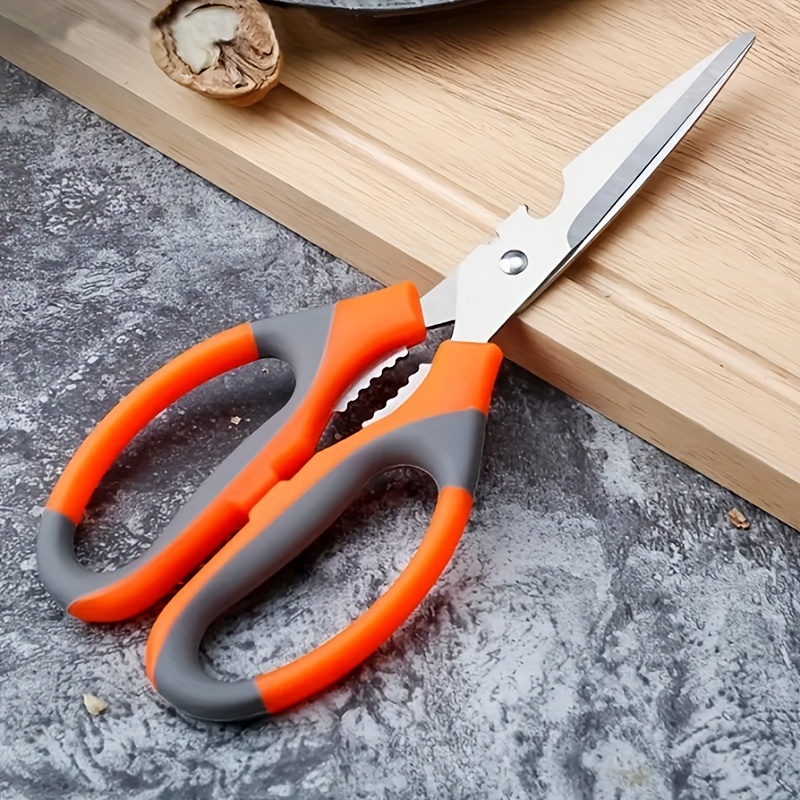 Stainless Steel Multifunctional Food Scissors Perfect For - Temu