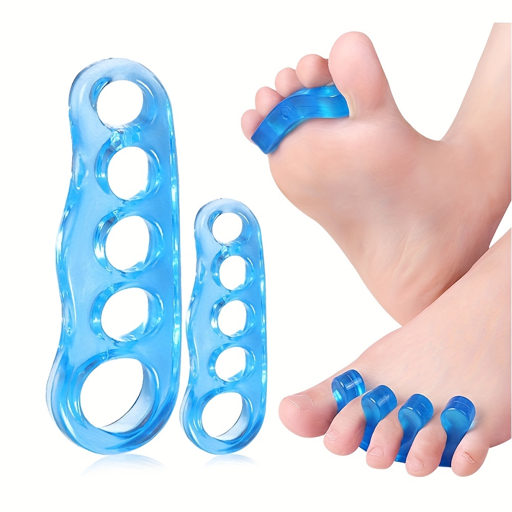 Gel Toe Separators, Spreaders & Straighteners | Hammer Toe Separator to  Relieve Foot Pain & Correct Toes | Used as Toe Spacers for Feet with