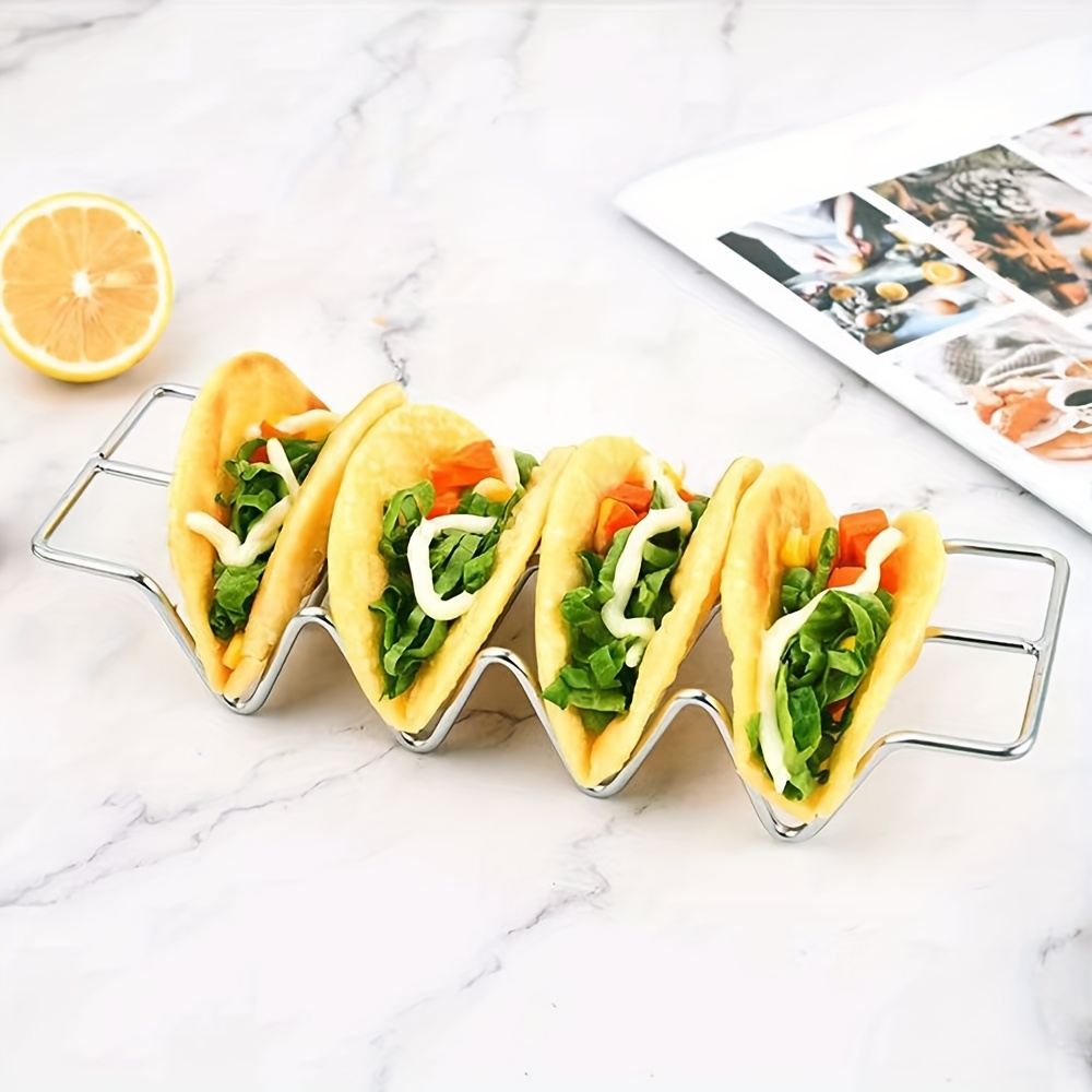 Stainless Steel Taco Holder Mexican Taco Rack Kitchen - Temu